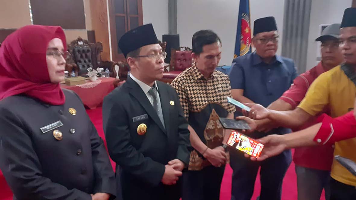 Bupati Lantik Sekda Mukomuko Beserta 72 Pejabat Lainnya