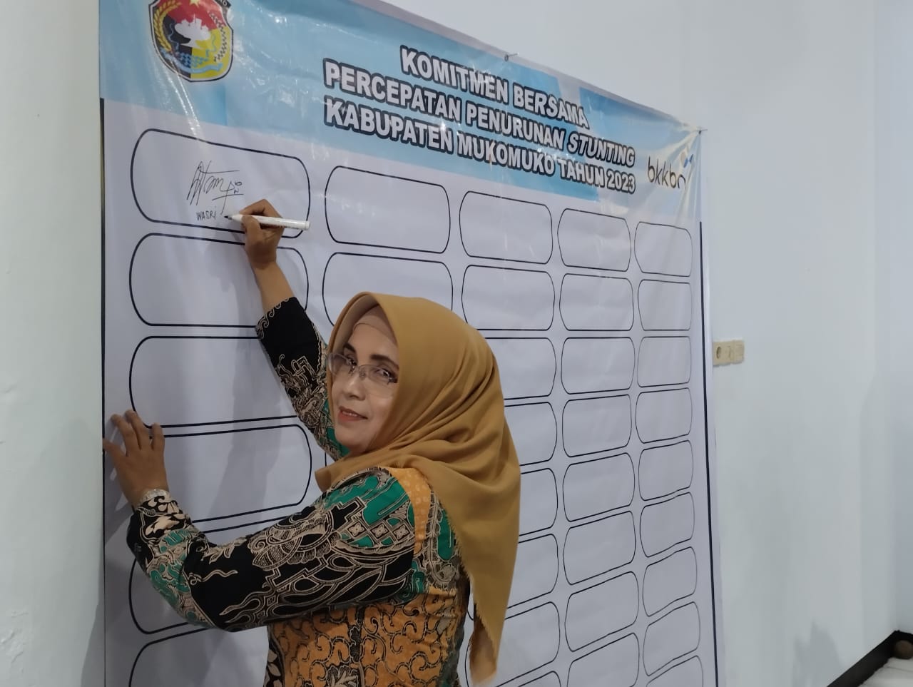 Rakor, Pemkab Mukomuko Teken Komitmen Bersama Percepatan Penurunan Stunting 