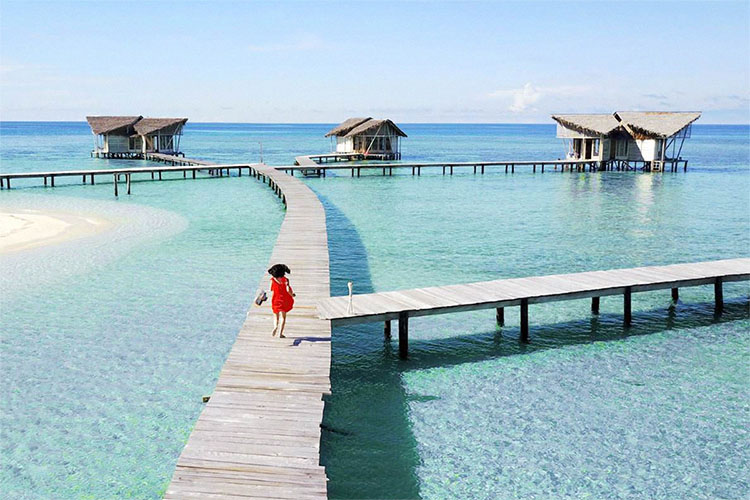 Menikmati Nuansa Romantis di Pulau Cinta, Pulau Maldivesnya Indonesia 