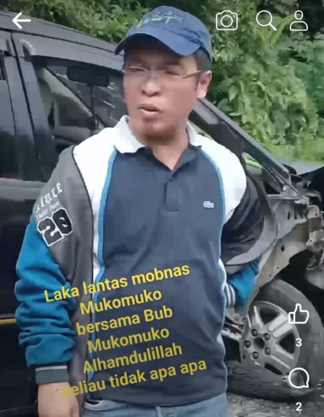 Bupati Mukomuko Klarifikasi Soal Kecelakaan di Bengkulu Utara