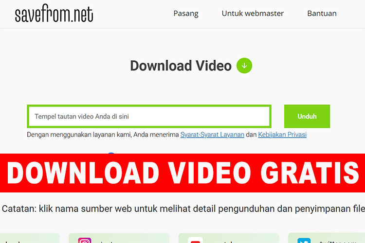 Cara Gampang Download Video Yotube, TikTok, Instagram, Twitter Hingga Facebook