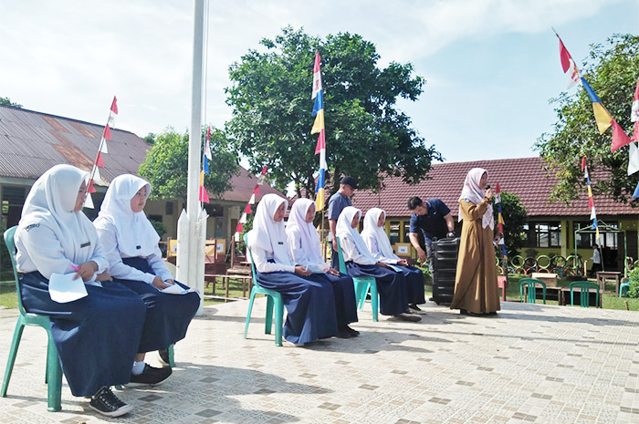 Pemilihan OSIS SMPN 10 Mukomuko, Pasangan Fairuz – Dinda Raih Suara Terbanyak