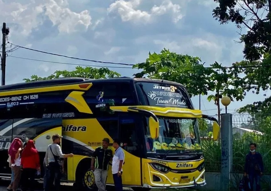 Penumpang Pascalebaran Meningkat di Terminal Rajabasa