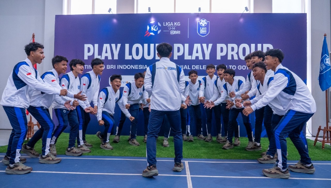 BRI dan Liga Kompas Melepas Keberangkatan Tim LKG BRI ke Piala Dunia Remaja 'Gothia Cup' di Swedia