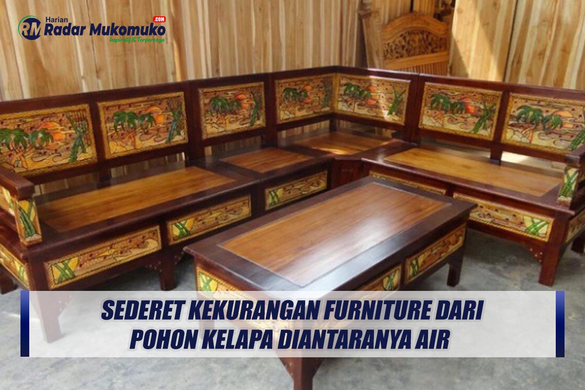 Sederet Kekurangan Furniture Dari Pohon Kelapa Diantaranya Air 