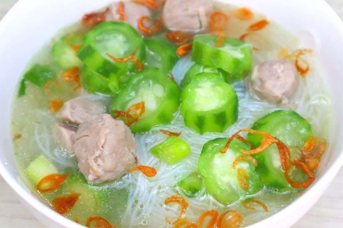 Nikmatnya Sesendok Kuah Sop Oyong Bihun Bakso Sapi, Begini Cara Mudah Membuatnya