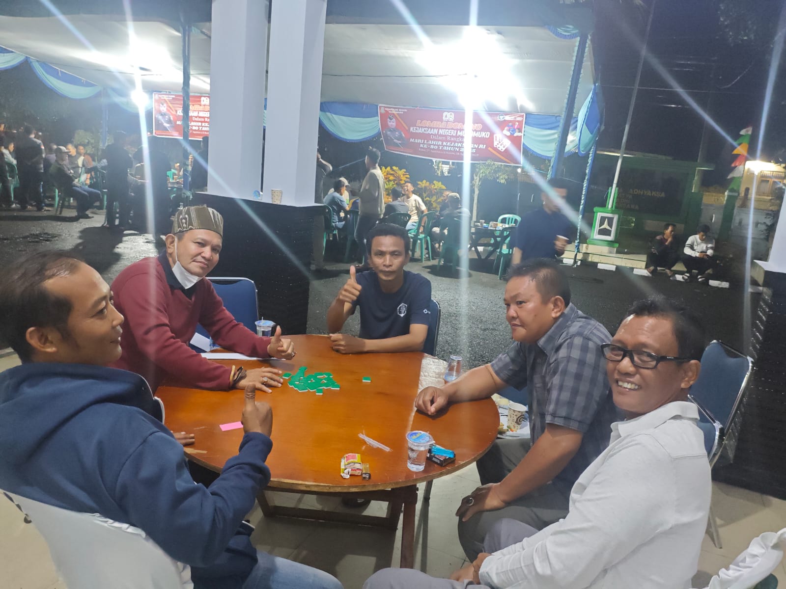 PWI Juara 1 Lomba Domino, Polres Juara Volly, HUT Kejaksaan RI di Kejari Mukomuko