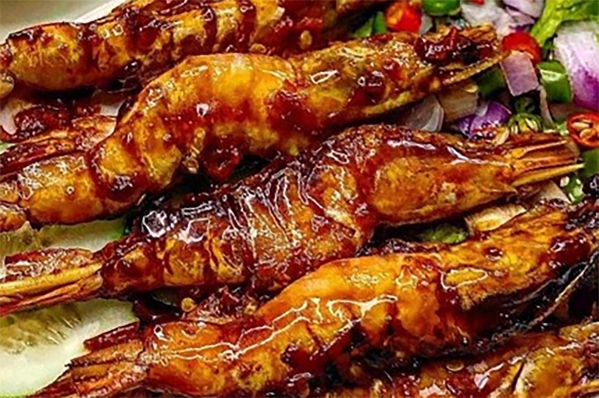 Ada Madu yang Bikin Istri Senang, Ini Dia Udang Bakar Madu yang Sedap Mantap