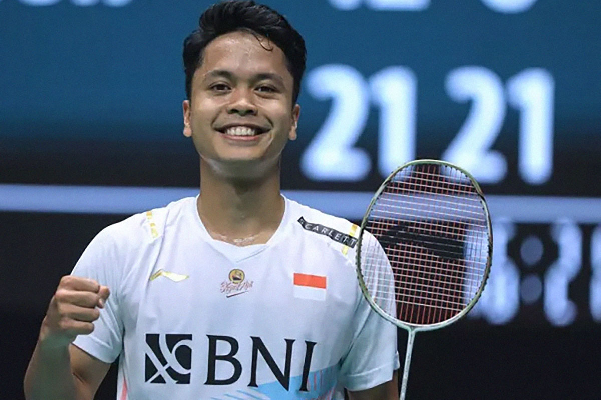 Indonesia Anthony Ginting Menang dalam Juara BAC 2023 Usai Kalahkan Pemain Singapore