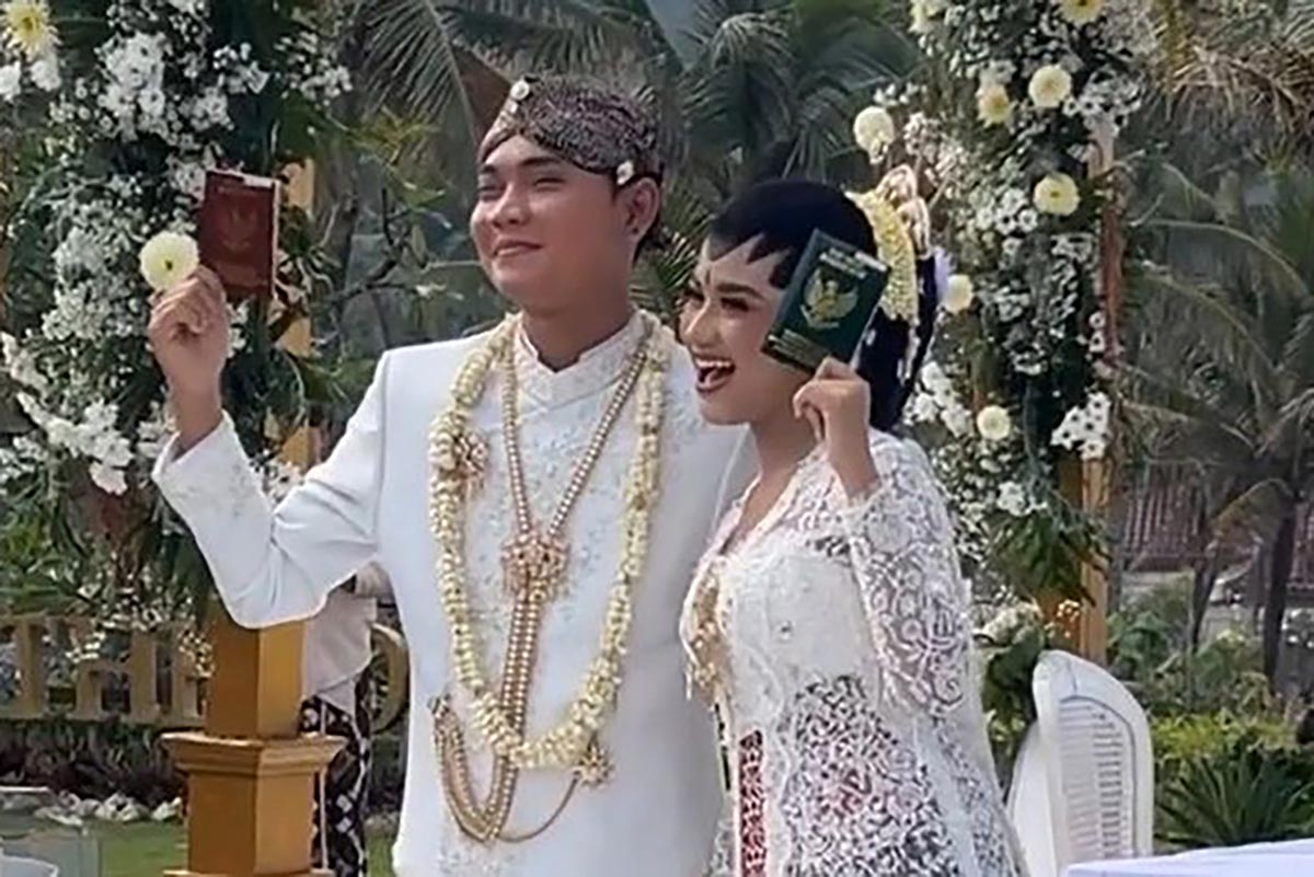 Sah, Tri Suaka Resmi Nikahi Kekasihnya Nabila Maharani