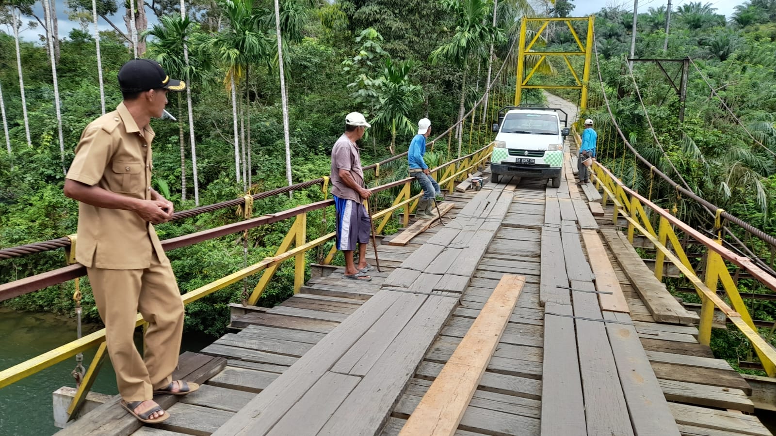 Soal Jembatan Gantung, Kades dan Camat Rencanakan Langkah Antisipatif