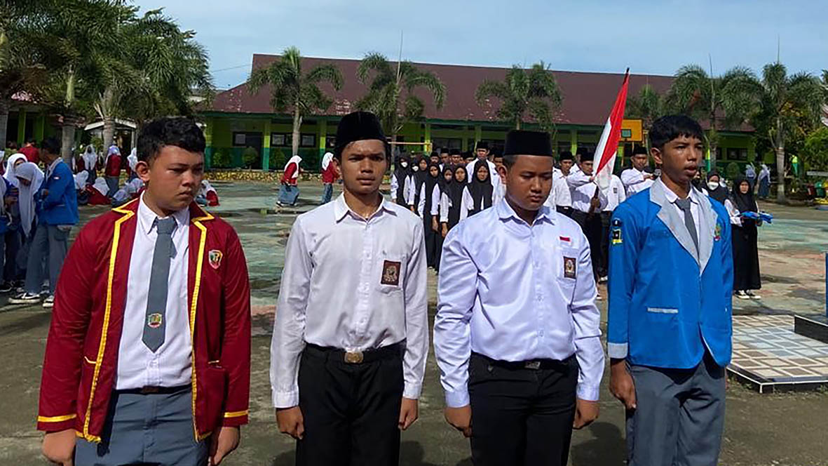 Syarafi – Galih Resmi Pimpin OSIS SMAN I Mukomuko