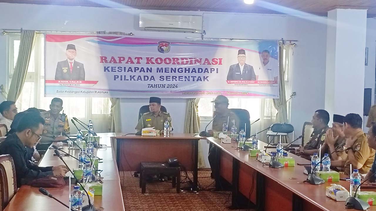 Persaingan Paslon Bupati Makin Panas, Pemkab Gelar Rapat Koordinasi