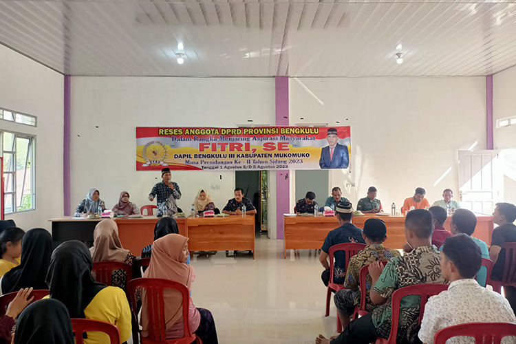 DPRD Provinsi Bengkulu Dihujani 3 Persoalan di Masyarakat, Fitri: Mereka Minta Diperjuangkan 