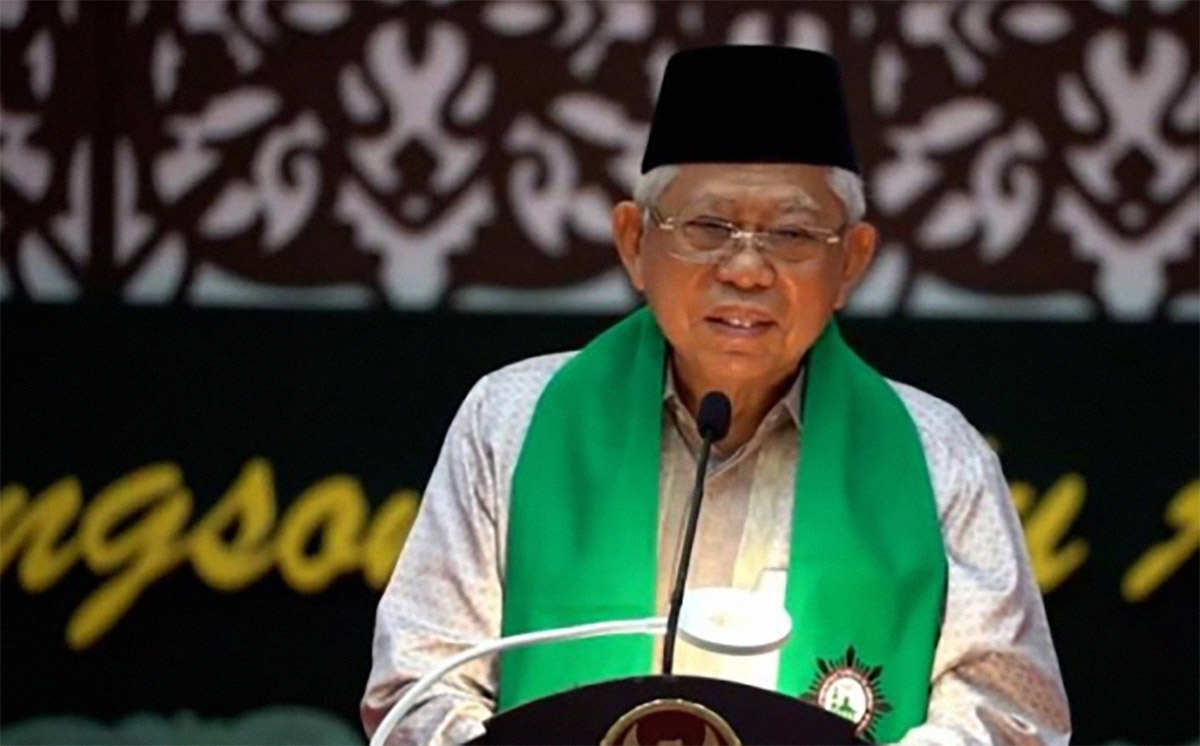 Wapres RI Ma'ruf Amin Tegaskan Pondok Pesantren Harus Berjalan Meski Tanpa Panji Gumilang