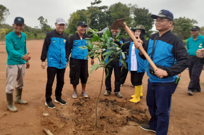 Gerakan Penyelamatan Air Kementerian PUPR, Tanam Pohon di Danau Nibung Mukomuko 