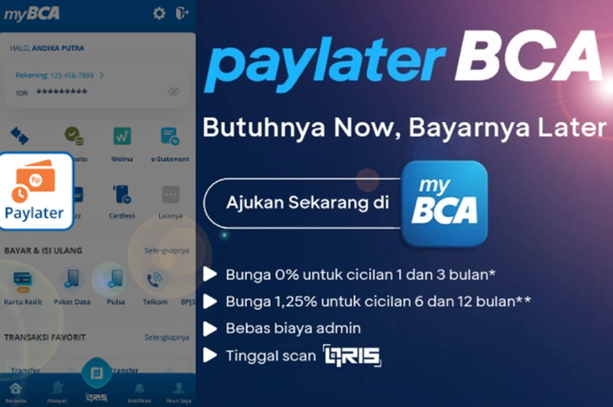 Promo Paylater, BCA Tawarkan Bunga 0 Persen, Limit Pinjaman Sampai Rp 20.000.000 