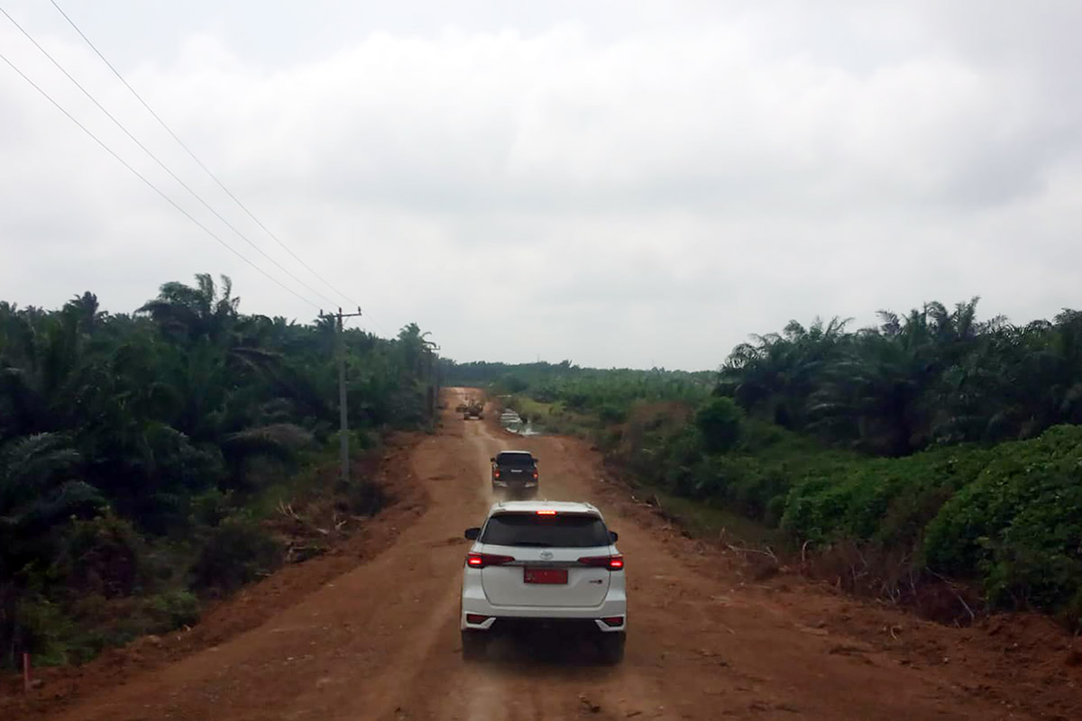 Penampakan Jalan Inpres Tanah Rekah - Setia Budi Mukomuko