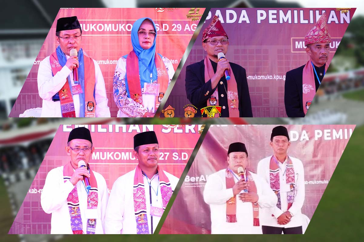 KPU Mukomuko Terima Berkas Perbaikan Pasangan Calon Pilkada Serentak 2024