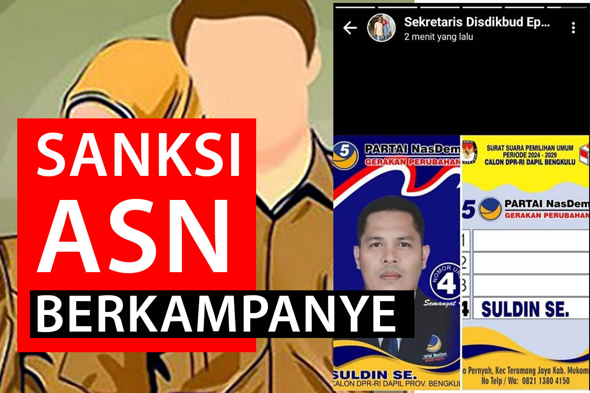 Sanksi Bagi Kepada Dinas Pendidikan, Andai Terbukti Kampanyekan Caleg