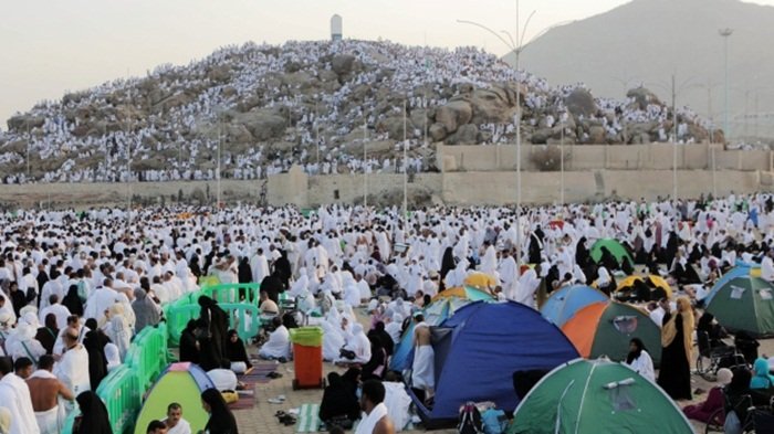 Jamaah Haji Mukomuko Ngumpul di Arafah