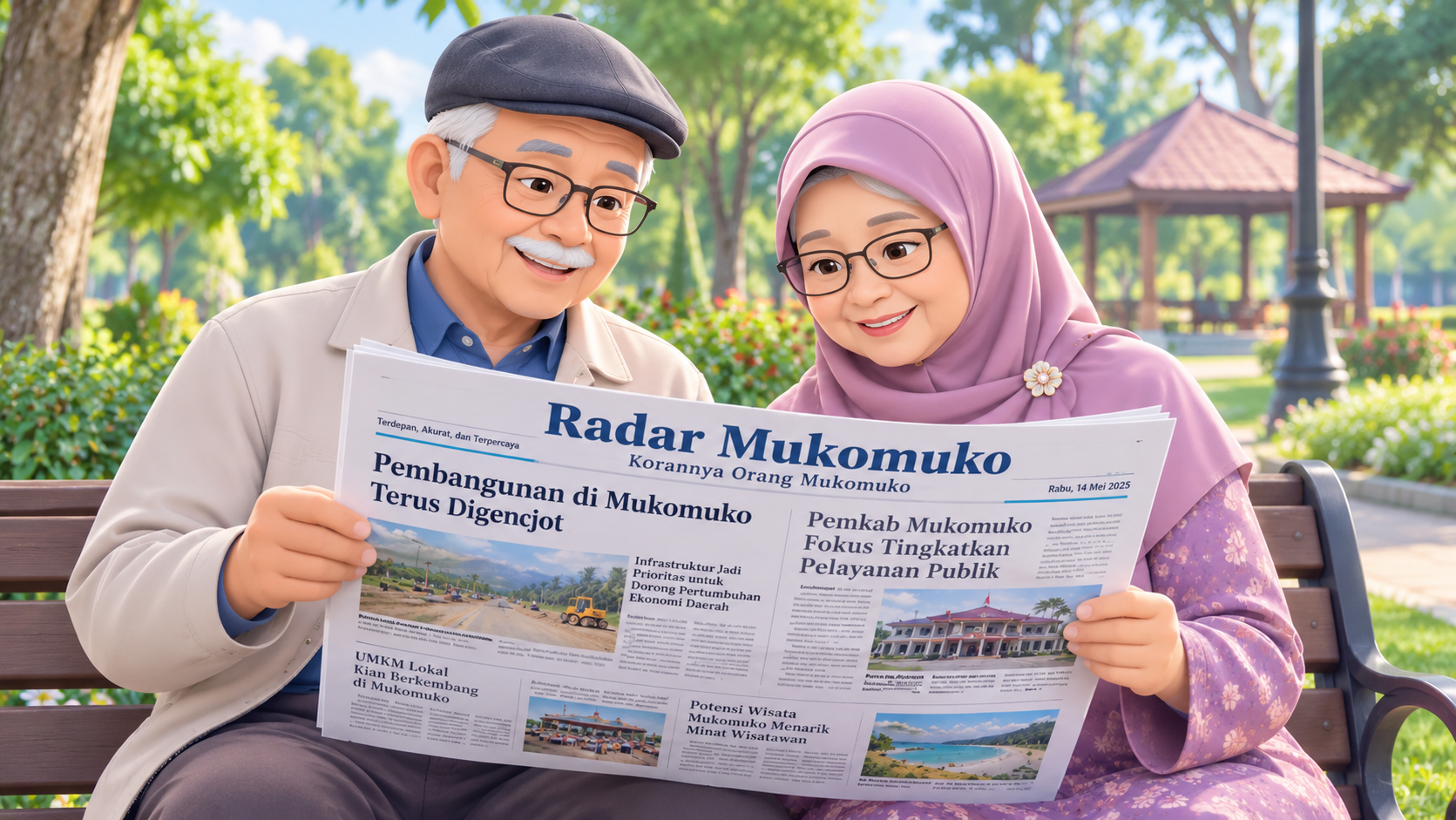 Alasan Orang Tua Lebih Suka Baca Koran Cetak Ketimbang Online