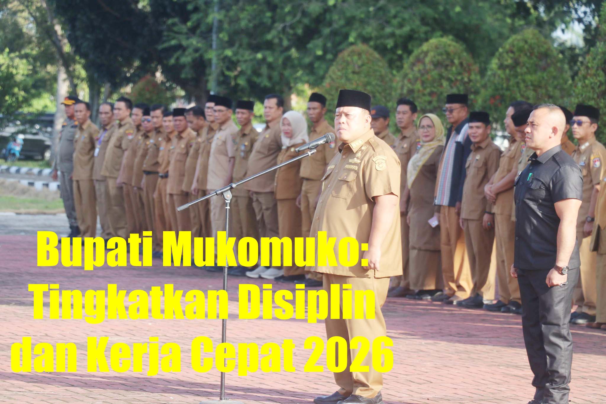 Disiplin ASN Disorot, Bupati Kumpulkan Seluruh Pegawai di Lingkungan Pemda Mukomuko