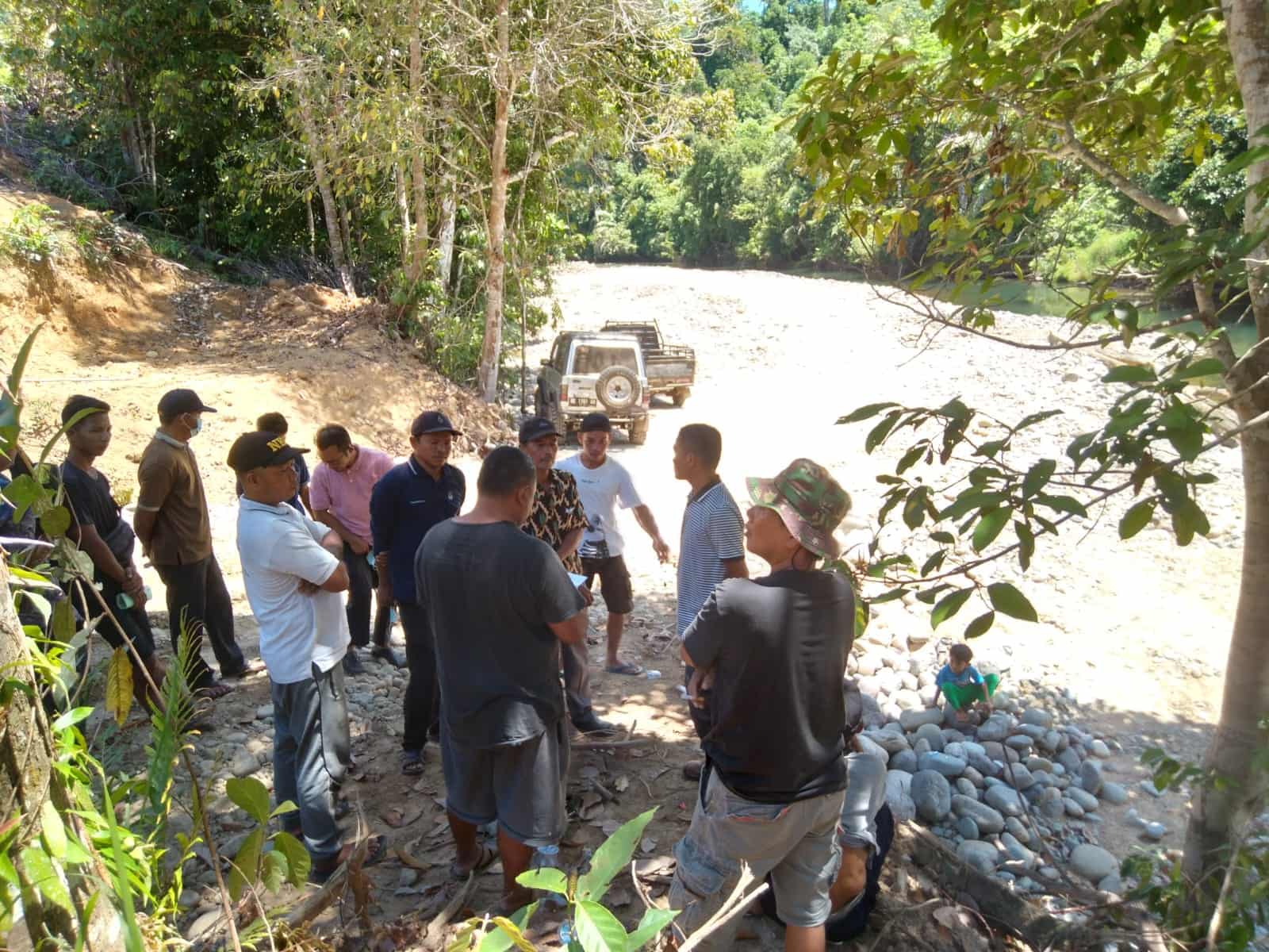 Masyarakat Tolak Aktivitas Tambang Galian C di Sungai Air Berau Pondok Suguh Mukomuko