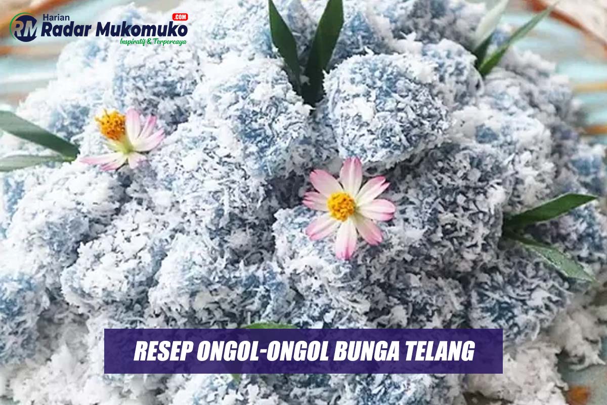 Resep dan Cara Membuat Ongol-Ongol Bunga Telang yang Lezat dan Menyehatkan