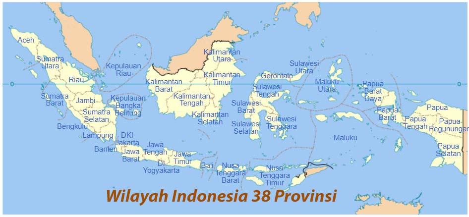 38 Provinsi dan Ibukotanya di Indonesia, 4 Daerah Termuda Semua ada di Pulau Papua
