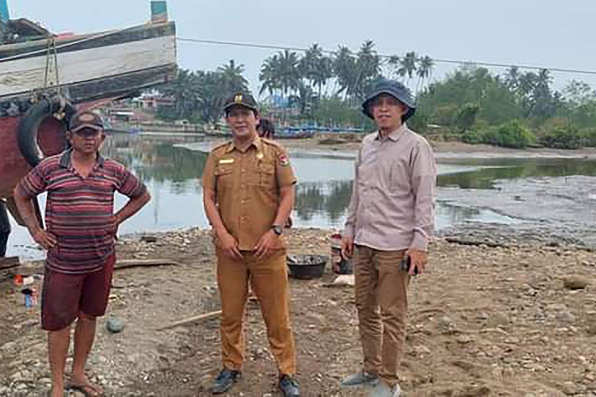 Pemkab Mukomuko Tinjau Pendangkalan Muara Dampak El Nino, Hambat Aktivitas Pelaku Usaha Perikanan