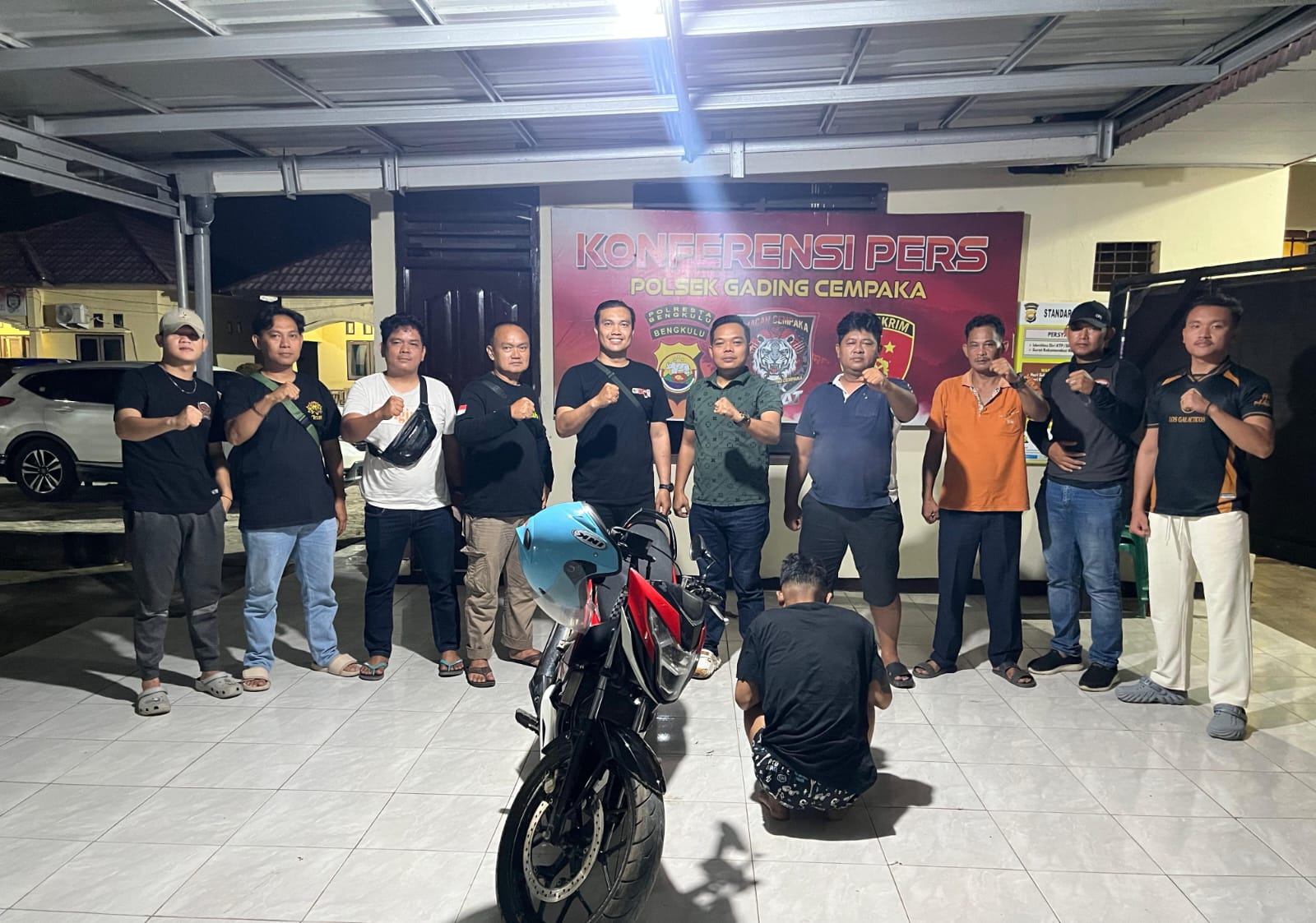 Kurang dari 24 Jam Polsek Sungai Rumbai Ringkus Pelaku Pencurian