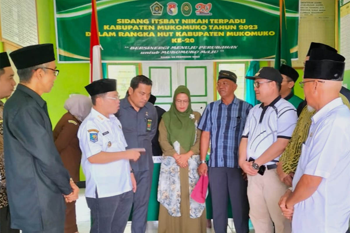 HUT ke 20 Kabupaten Mukomuko, Pemkab Gelar Sidang Itsbat Nikah 