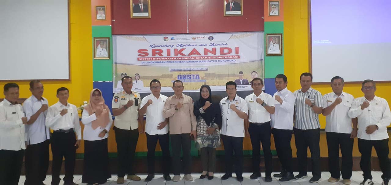 Launching Aplikasi SRIKANDI, Pemkab Mukomuko Perkuat Sumber Daya Operator Melalui Bimbingan Teknis 