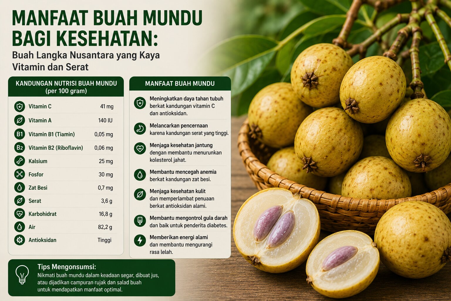 Manfaat Buah Mundu bagi Kesehatan: Buah Langka Nusantara yang Kaya Vitamin dan Serat