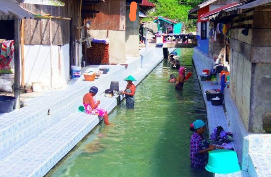 Keunikan Sungai Asinahu di Kampung Tertua di Maluku Tengah, Airnya Tak Pernah Surut