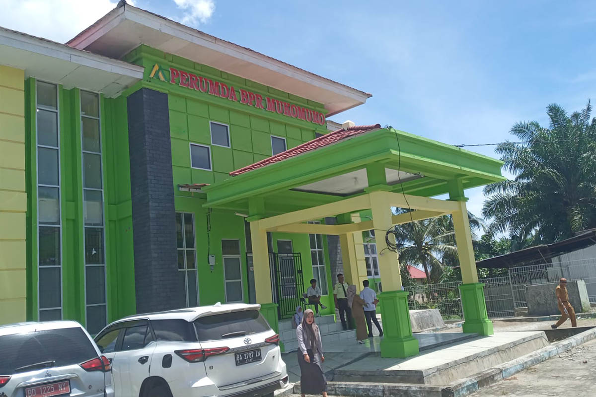 Gedung Perbankan Pelat Merah Pemda Mukomuko Tampak Megah, Segera Diresmikan