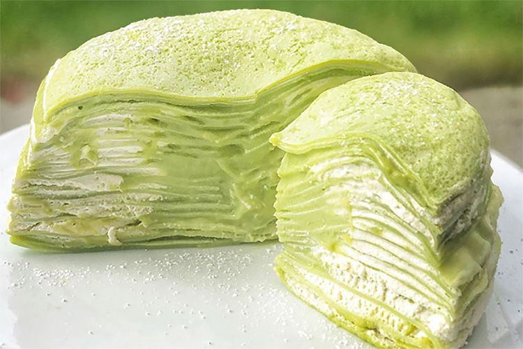 Mille Crepes Pandan Tanpa Mixer dan Oven, Bisa Buat Cake ala Bakery di Rumah