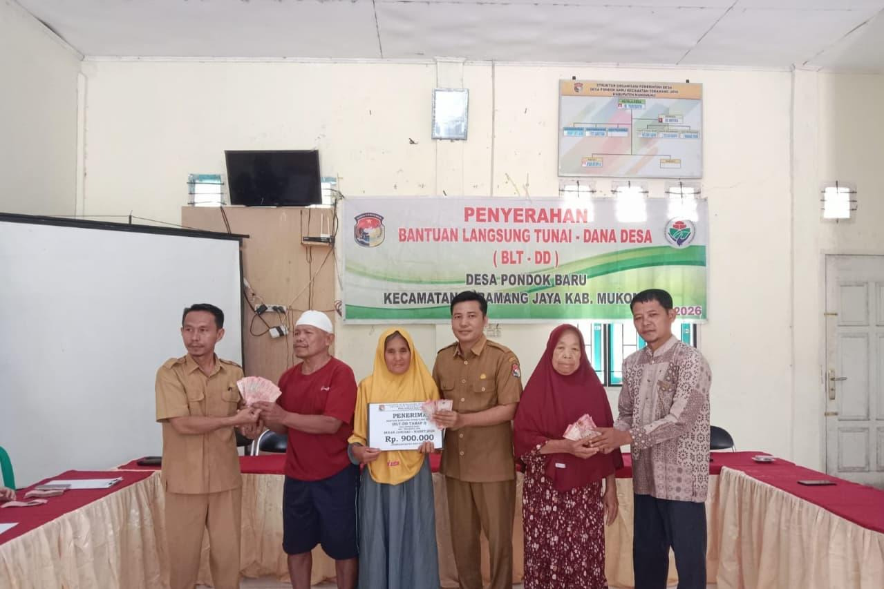 10 Desa di Teramang Jaya Selesai Bagi-bagi Duit BLT Tahap I TA 2026