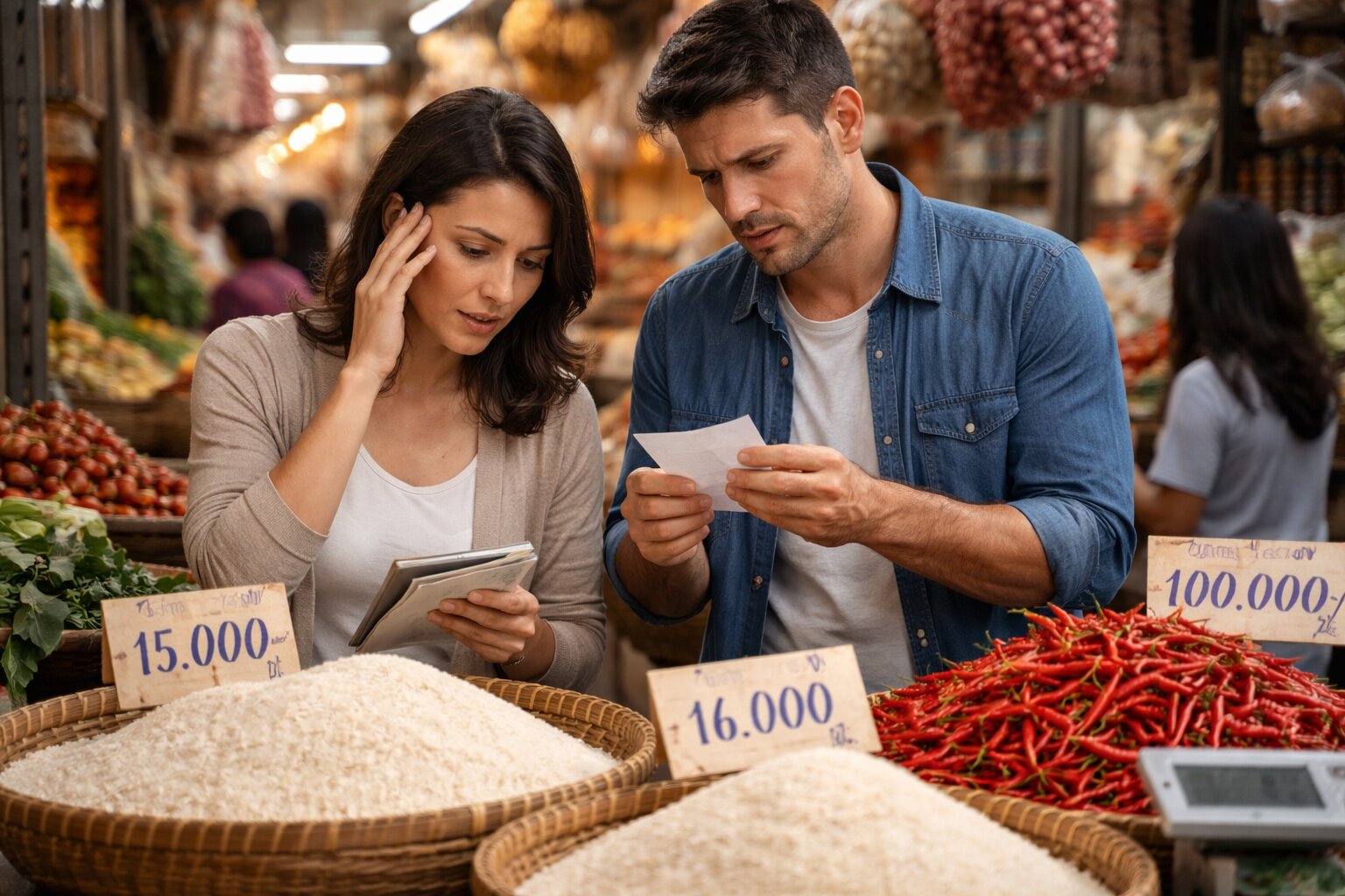 Harga Beras dan Cabai Melonjak Hari Ini, Ini Dampaknya ke Uang Belanja Keluarga