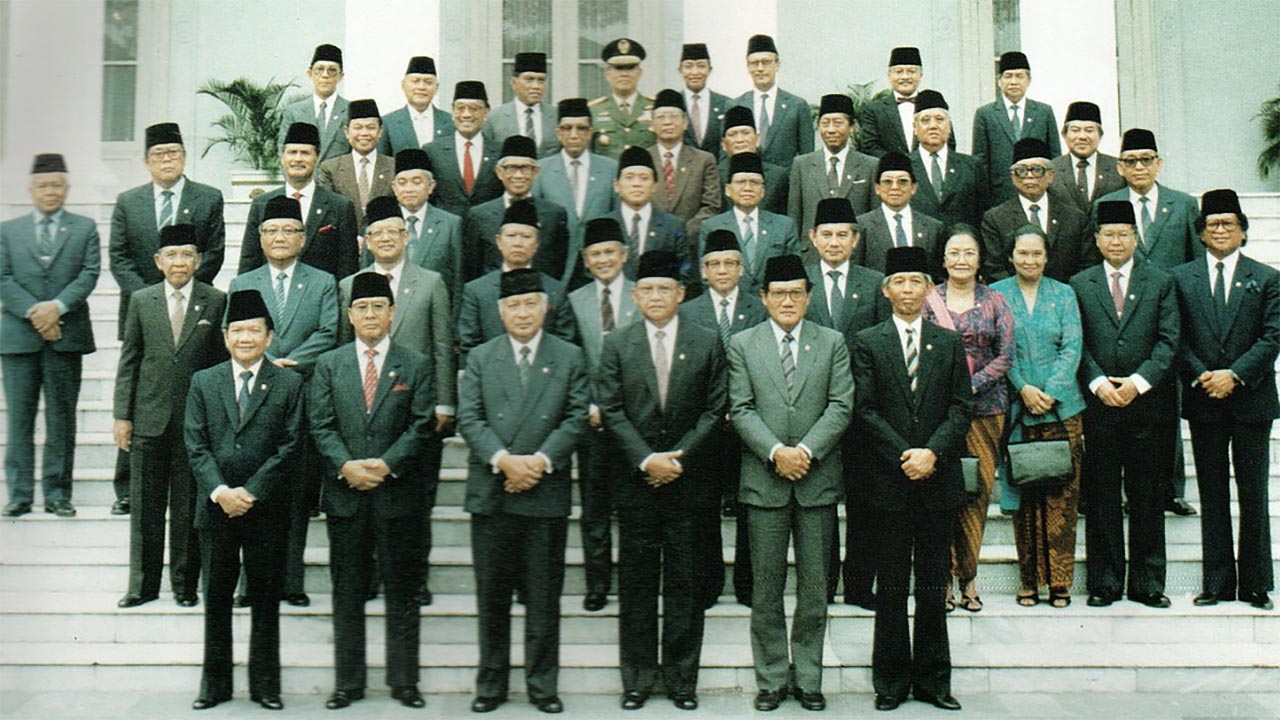Era Presiden Soeharto, Nama Kementerian di Kabinet Pembangunan IV  
