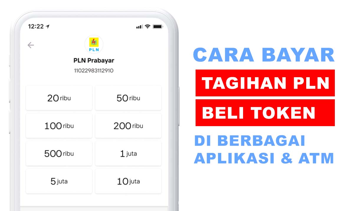 Cara Bayar Tagihan Listrik atau Beli Token Lewat Aplikasi BRI, ATM dan Livin' By Mandiri