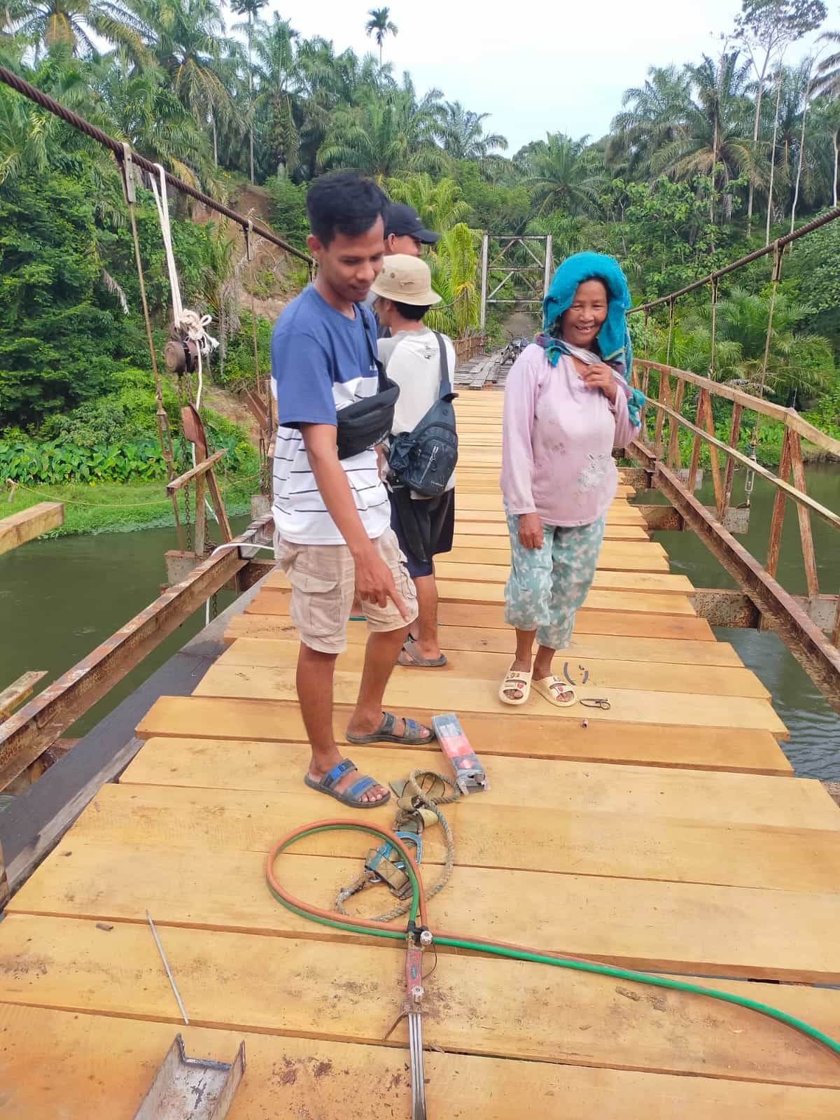 Perbaikan Jembatan Pondok Lunang Ambruk Ditargetkan Tuntas Pekan Depan