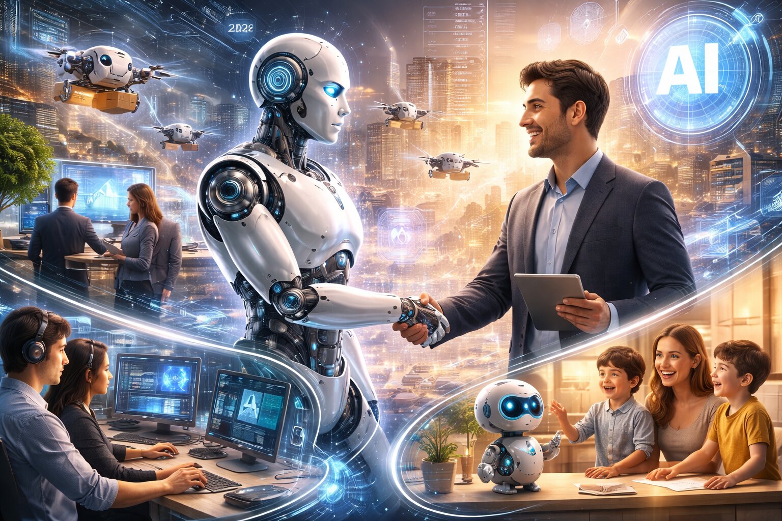 AI Revolution 2026: How Artificial Intelligence Is Changing Jobs, Business, and Daily Life Worldwide