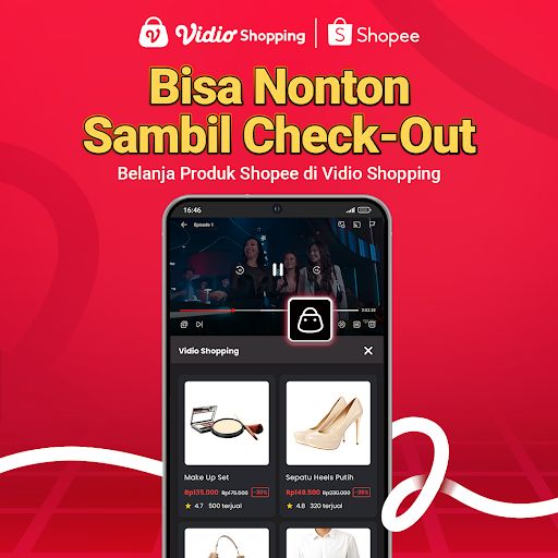 Jangan Lewatkan Pengalaman Belanja Sambil Menonton, Kolaborasi Strategis Vidio dan Shopee