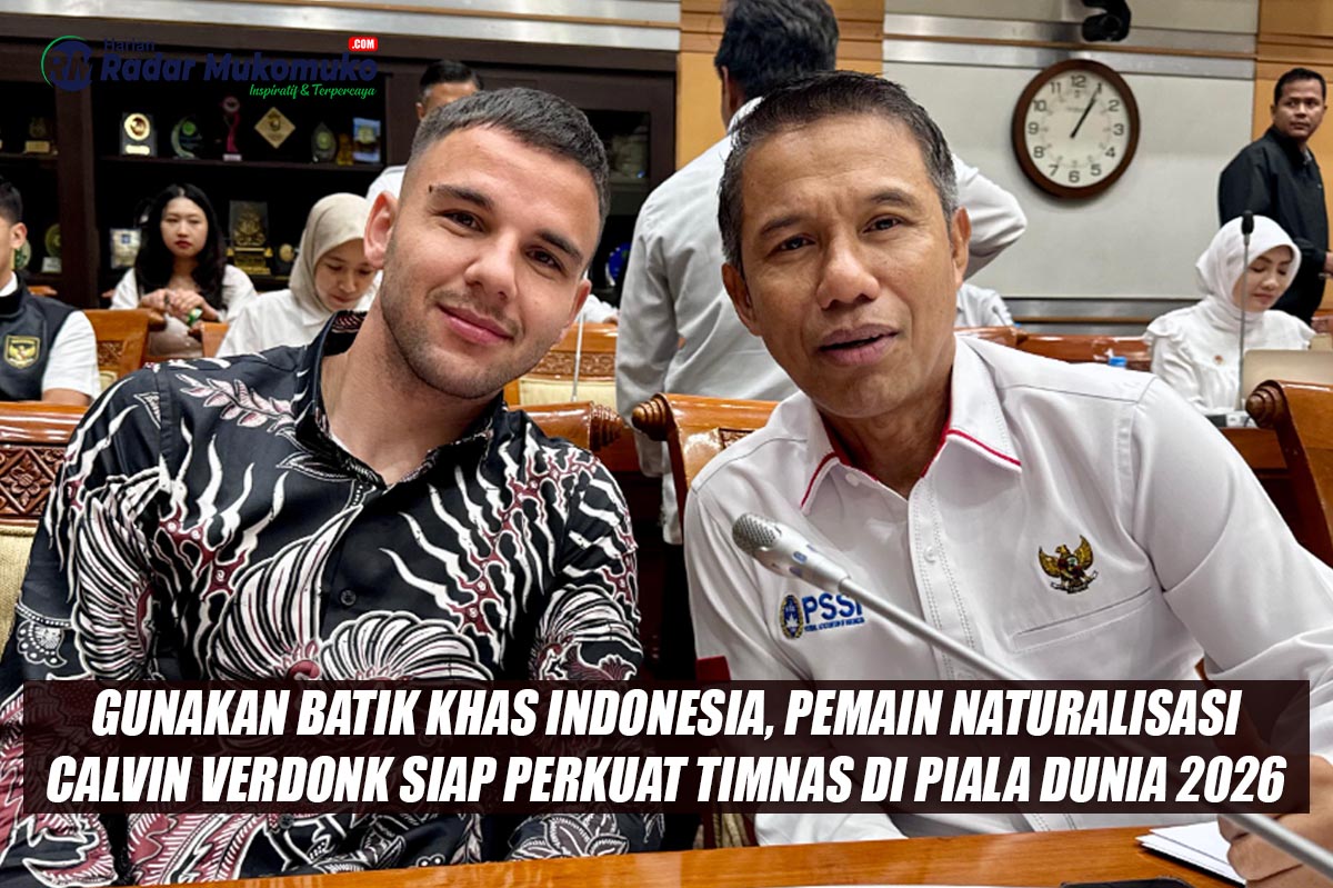 Gunakan Batik Khas Indonesia, Pemain Naturalisasi Calvin Verdonk Siap Perkuat Timnas di Piala Dunia 2026