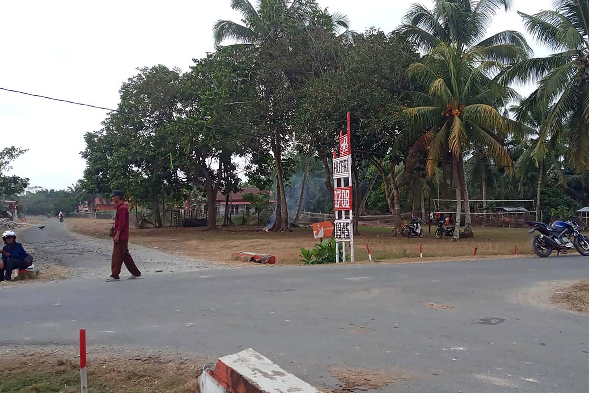 Dusun Suka Rame Mukomuko Masih Terlihat Sepi Penduduk, Bakal Ramai, Target Lokasi Pemindahan Jalan Nasional