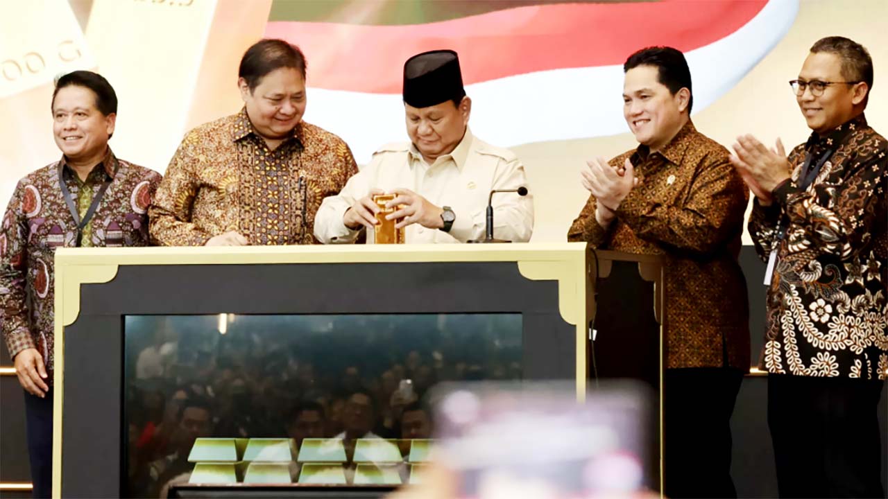 Indonesia Resmi Miliki Bank Emas, Begini Penjelasan Presiden Prabowo