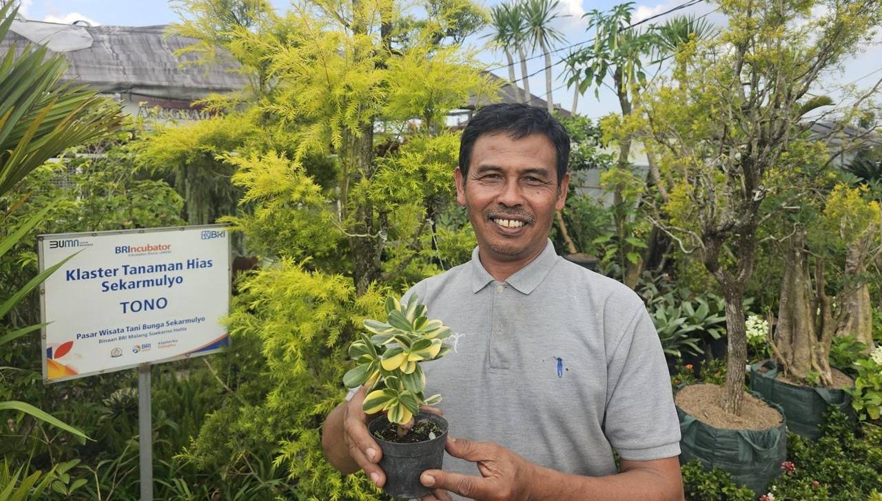 Sukses Jadi Mata Pencaharian Warga, Ini Kisah Klaster Usaha Tanaman Hias Binaan BRI
