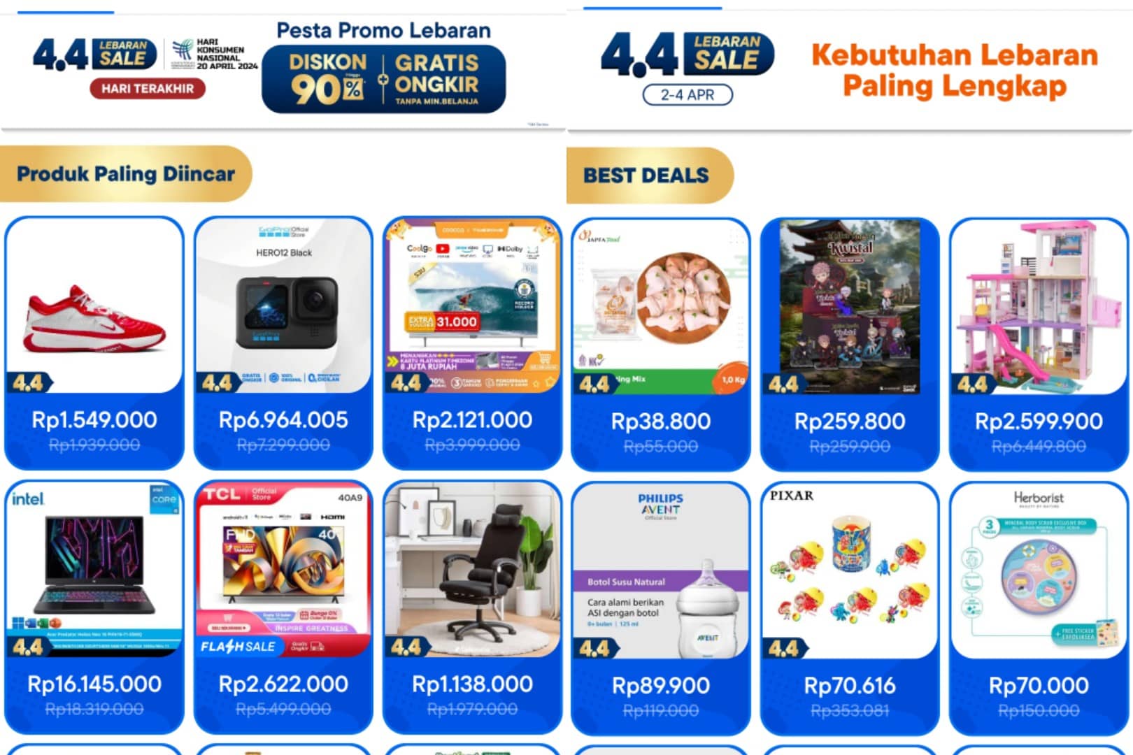 Jajan Lebaran yang Wajib Dibeli di Promo 4.4 Blibli, Dijamin Double Berkah!